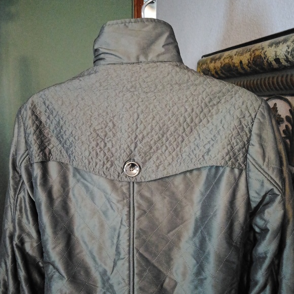 EUC Kristen Blake Taupe/Grey Quilted w/ Velour lining Sz PP (0-2) - Picture 7 of 13